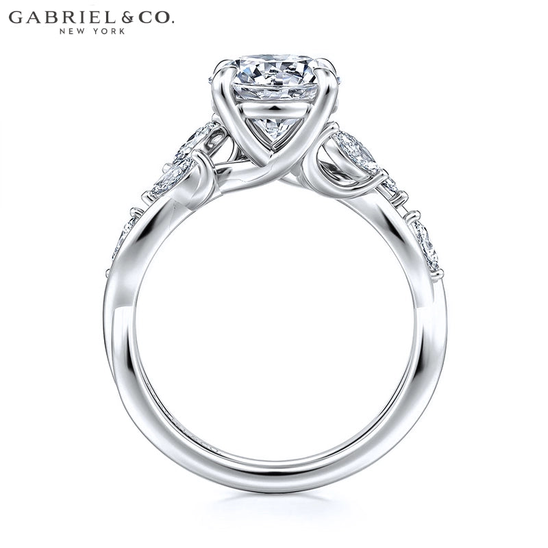 1.00ctr-2.00ctr Round Cut Natural Diamond Ring