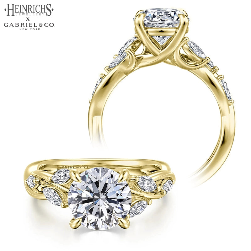 1.25ctr-2.50ctr Round Cut Lab Grown Diamond Ring Tailor Made