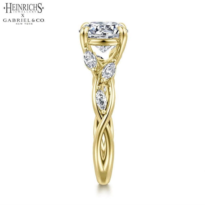 1.25ctr-2.50ctr Round Cut Lab Grown Diamond Ring