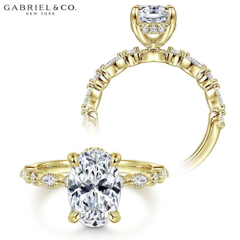 2.30ctw Oval Cut Lab Grown Diamond Ring