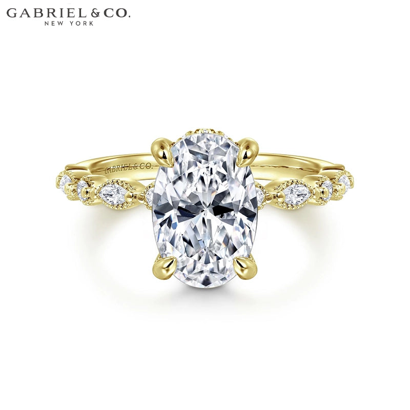 2.30ctw Oval Cut Lab Grown Diamond Ring