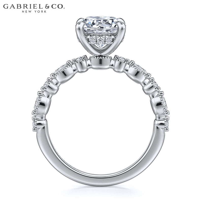 1.00ctr-2.00ctr Round Cut Natural Diamond Ring