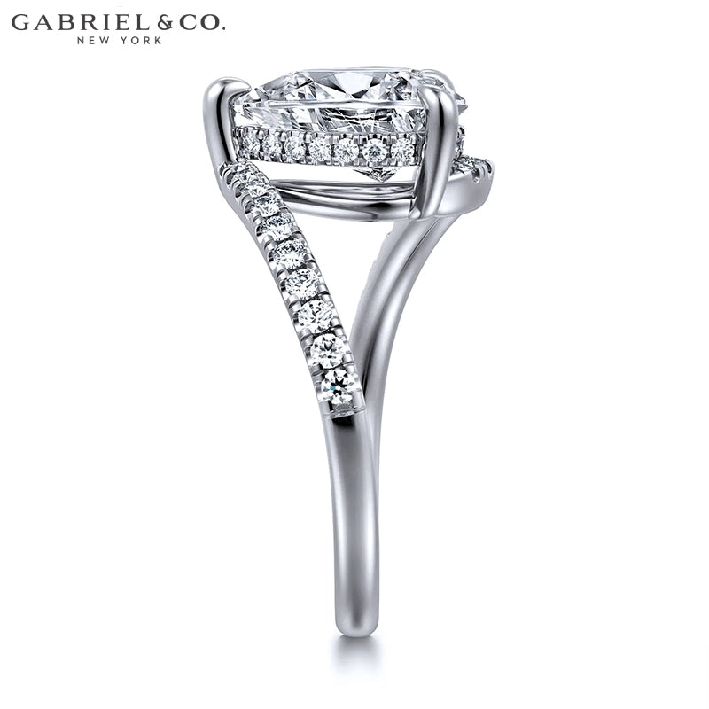 2.34ctw Pear Cut Lab Grown Diamond Ring