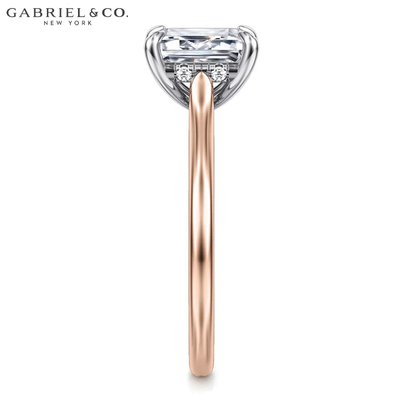 1.25ctr-2.50ctr Emerald Cut Lab Grown Diamond Ring