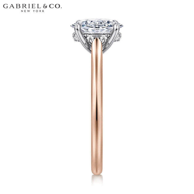 1.25ctr-2.50ctr Oval Cut Lab Grown Diamond Ring Tailor Made