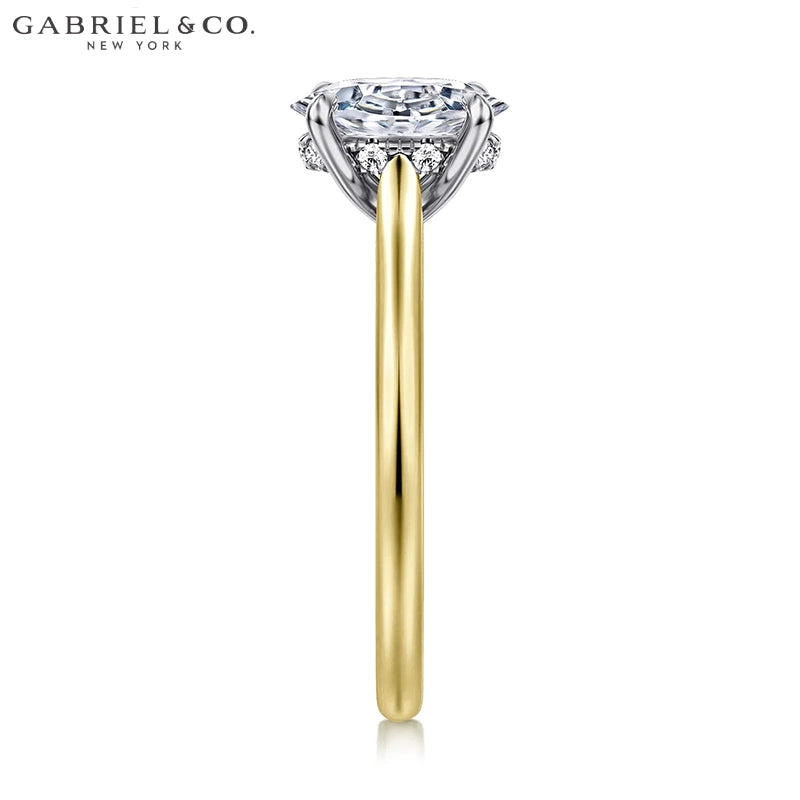 1.25ctr-2.50ctr Oval Cut Lab Grown Diamond Ring Tailor Made