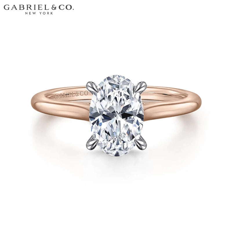 1.25ctr-2.50ctr Oval Cut Lab Grown Diamond Ring Tailor Made