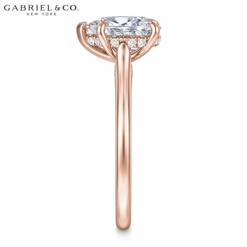 1.25ctr-2.50ctr Pear Cut Lab Grown Diamond Ring