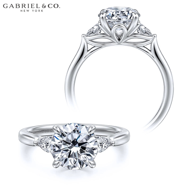 1.00ctr-2.00ctr Round Cut Natural Diamond Ring Tailor Made