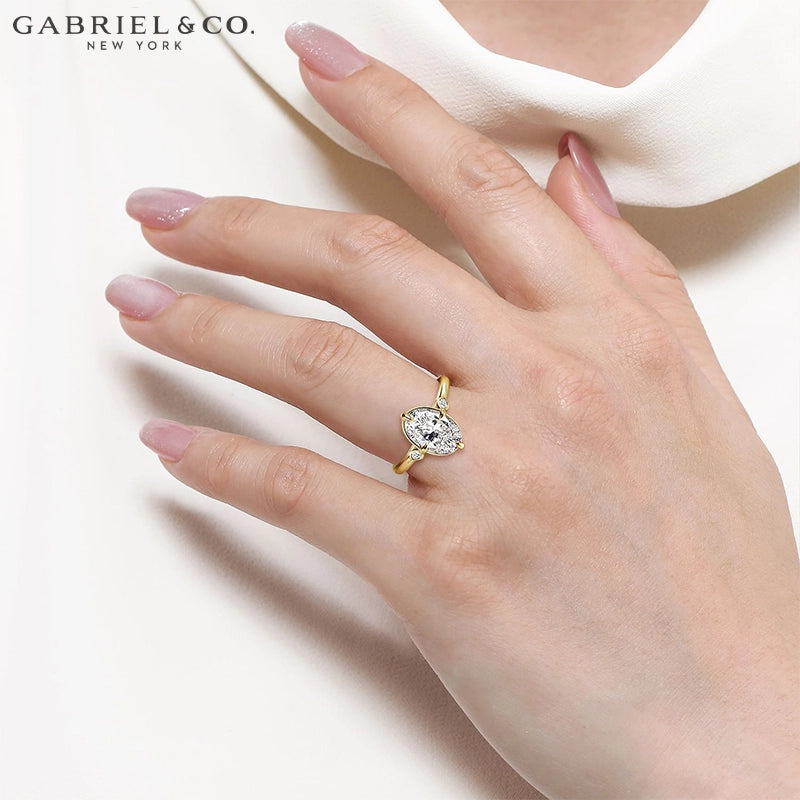 1.25ctr-2.50ctr Oval Cut Lab Grown Diamond Ring Tailor Made