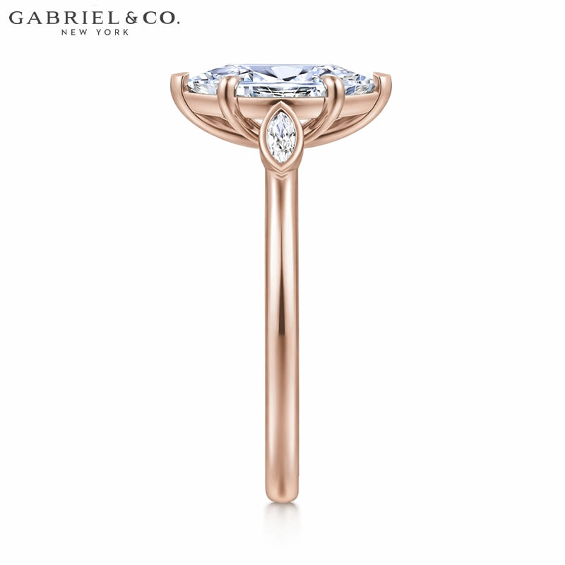 1.25ctr-2.50ctr Marquise Cut Lab Grown Diamond Ring Tailor Made