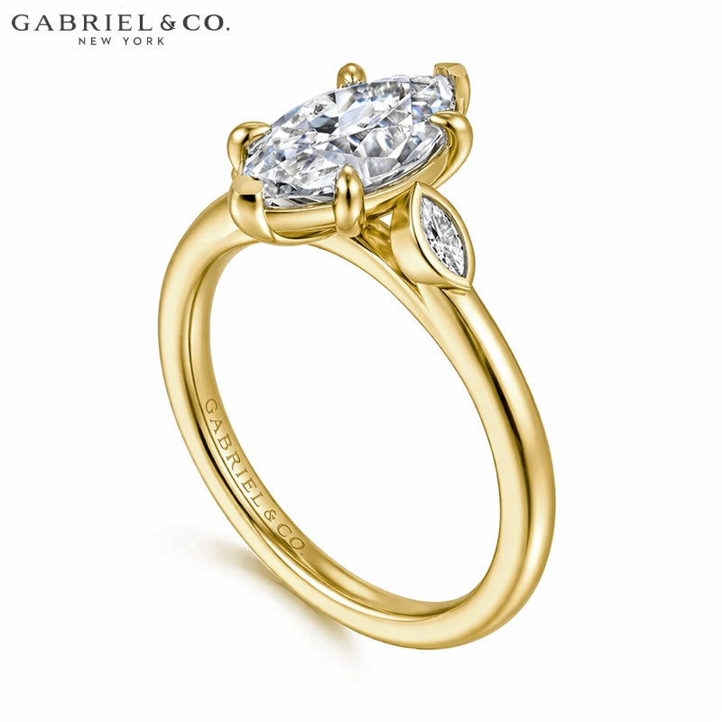 1.25ctr-2.50ctr Marquise Cut Lab Grown Diamond Ring Tailor Made