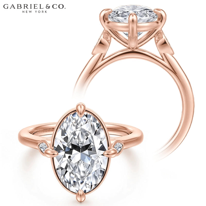 3.00ctr-5.00ctr Oval Cut Lab Grown Diamond Ring Tailor Made