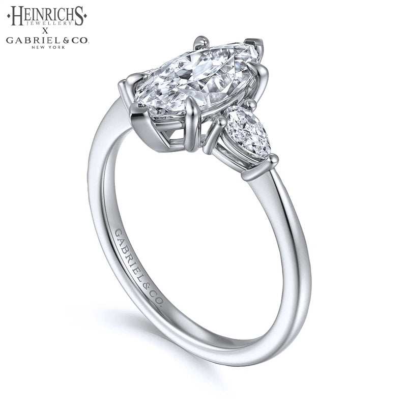 1.50ctr-3.00ctr Marquise Cut Lab Grown Diamond Ring Tailor Made