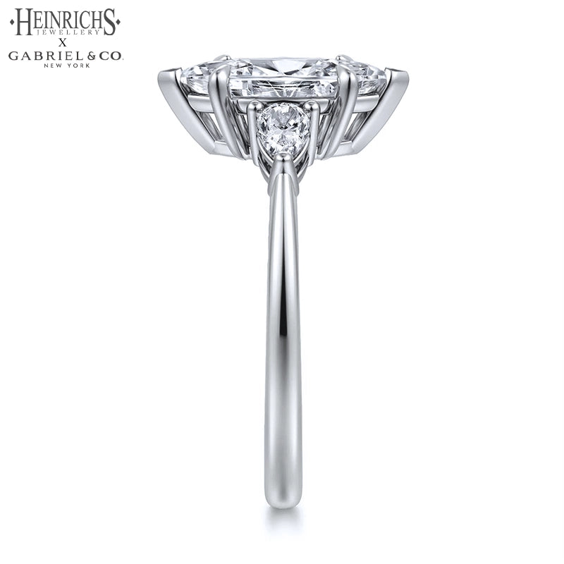 1.50ctr-3.00ctr Marquise Cut Lab Grown Diamond Ring