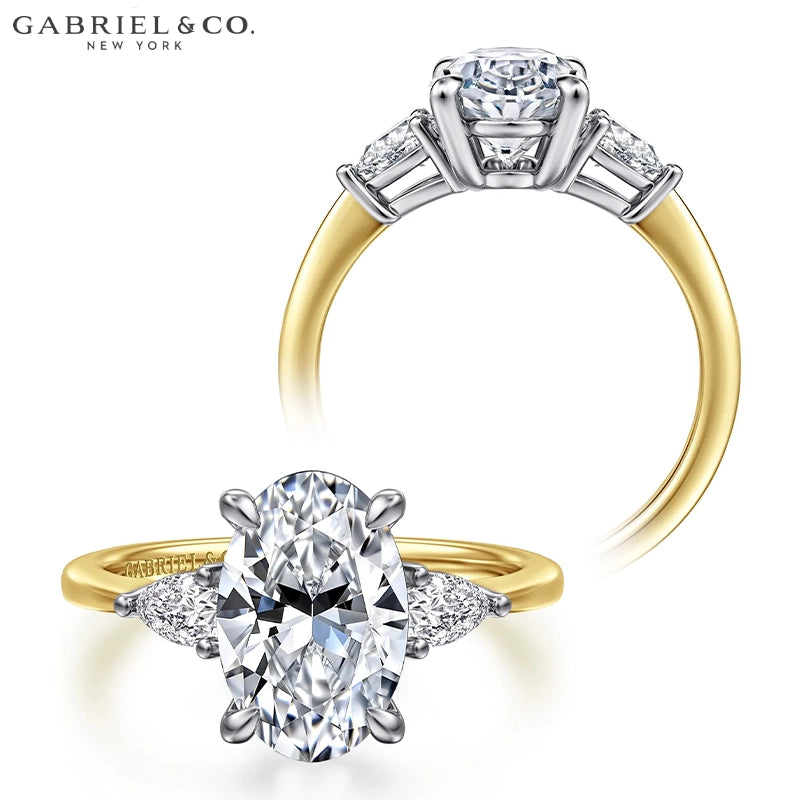 1.00ctr-2.00ctr Oval Cut Natural Diamond Ring Tailor Made