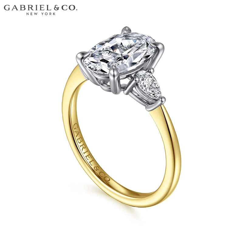 1.00ctr-2.00ctr Oval Cut Natural Diamond Ring