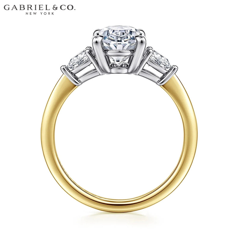 1.00ctr-2.00ctr Oval Cut Natural Diamond Ring