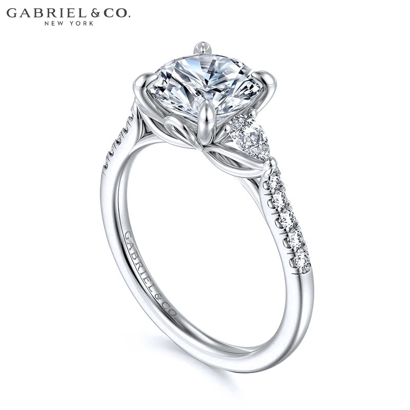 1.00ctr-2.00ctr Round Cut Natural Diamond Ring