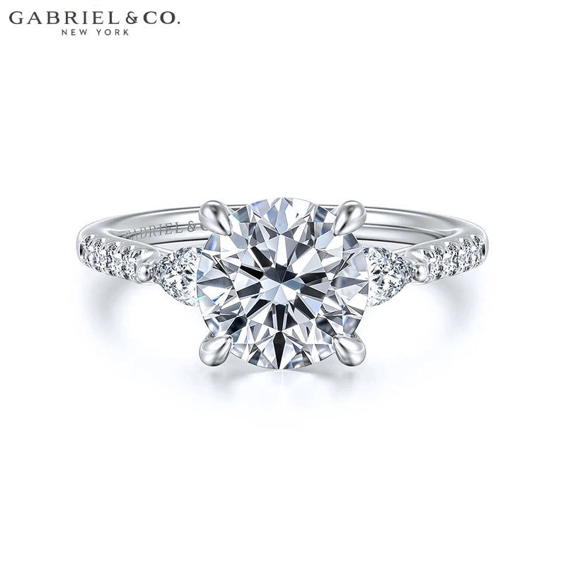 1.00ctr-2.00ctr Round Cut Natural Diamond Ring