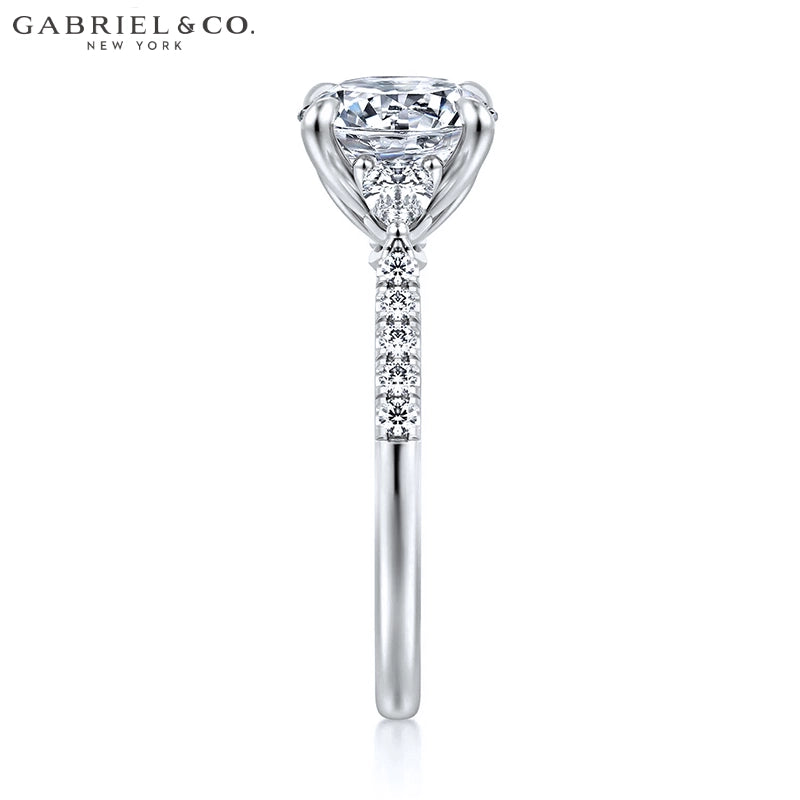 1.00ctr-2.00ctr Round Cut Natural Diamond Ring