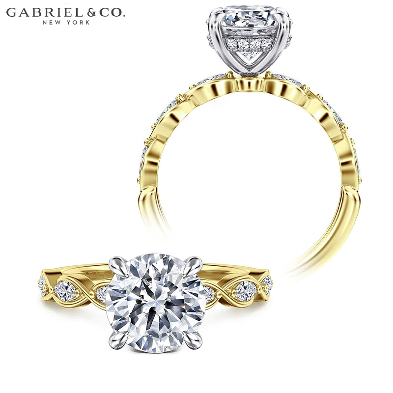 1.00ctr-2.00ctr Round Cut Natural Diamond Ring Tailor Made
