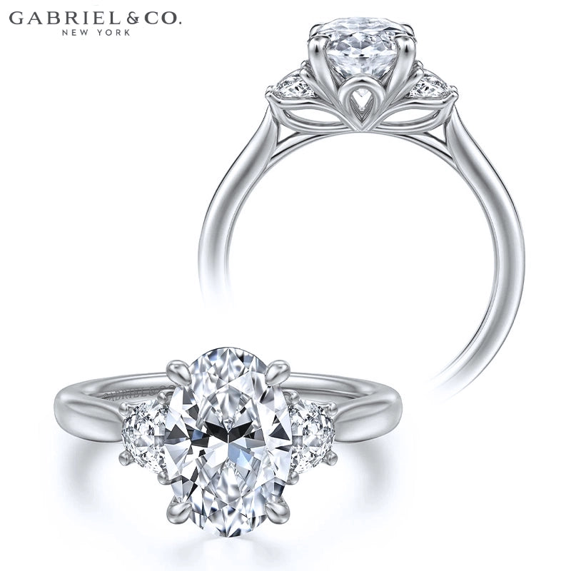 1.50ctr-2.00ctr Oval Cut Natural Diamond Ring Tailor Made