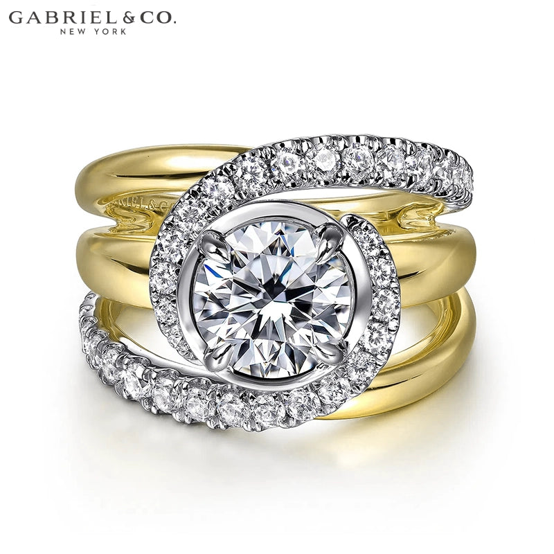 1.25ctr-2.00ctr Round Cut Natural Diamond Ring