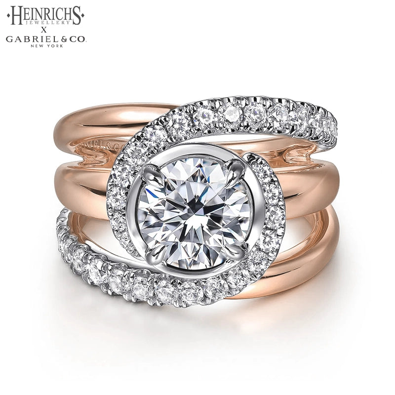 1.50ctr-2.00ctr Round Cut Lab Grown Diamond Ring