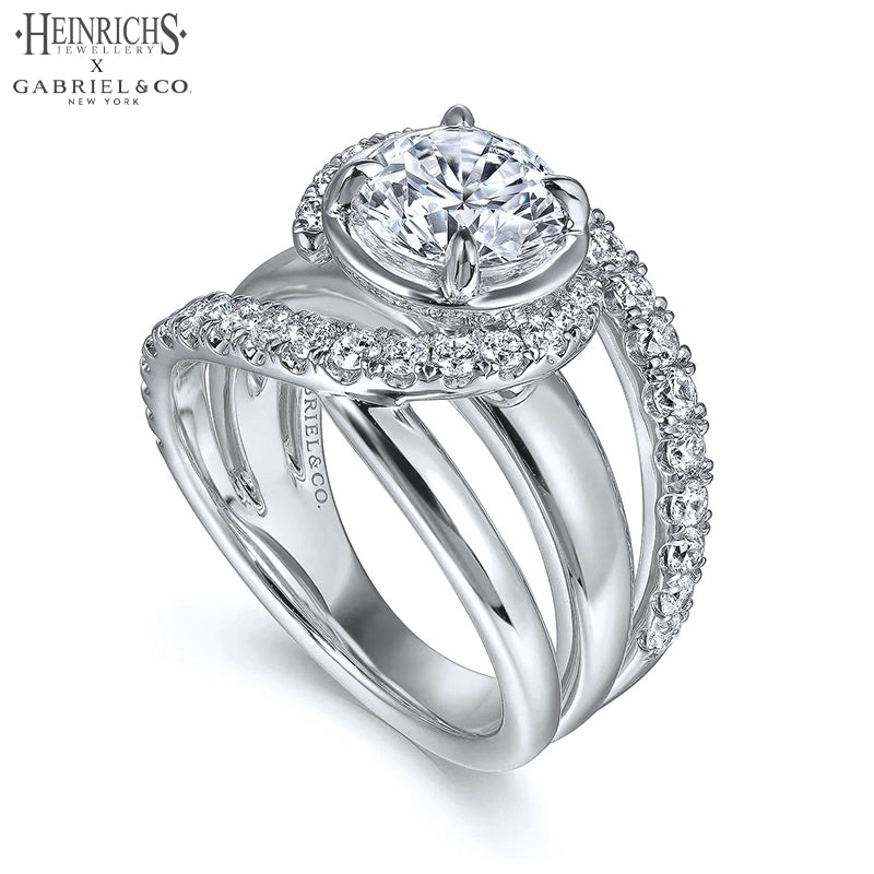1.50ctr-2.00ctr Round Cut Lab Grown Diamond Ring