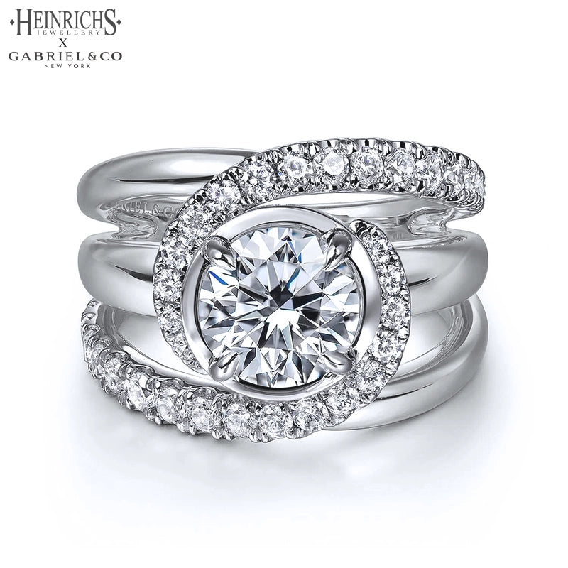 1.50ctr-2.00ctr Round Cut Lab Grown Diamond Ring