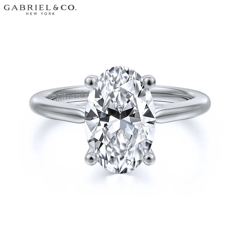 2.50ctr-5.00ctr Oval Cut Lab Grown Diamond Ring Tailor Made
