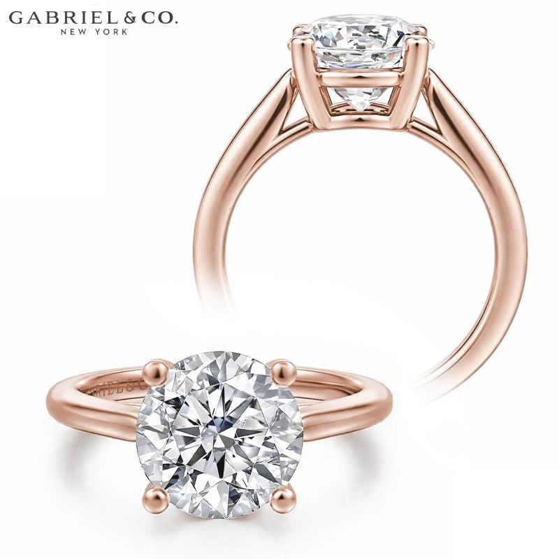 2.50ctr-5.00ctr Round Cut Lab Grown Diamond Ring Tailor Made