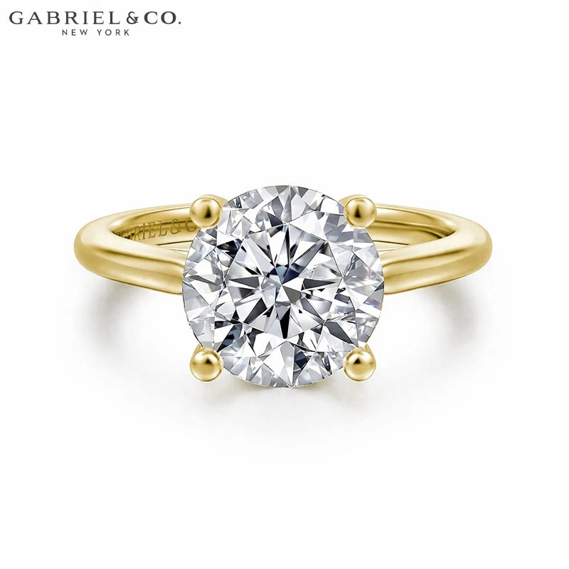 2.50ctr-5.00ctr Round Cut Lab Grown Diamond Ring Tailor Made