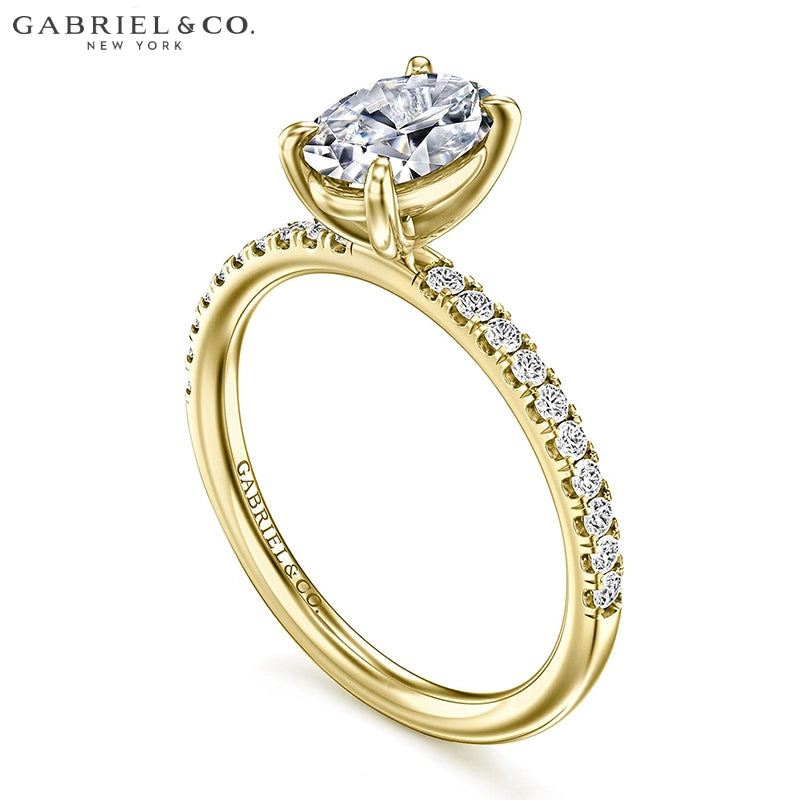 1.30ctw Oval Cut Lab Grown Diamond Ring