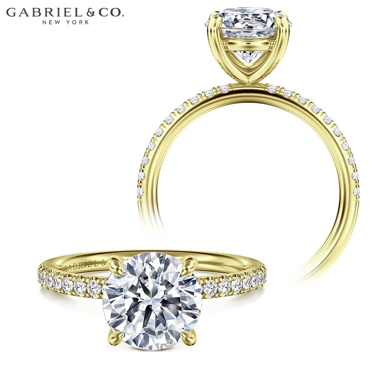 1.00ctr-2.00ctr Round Cut Natural Diamond Ring Tailor Made