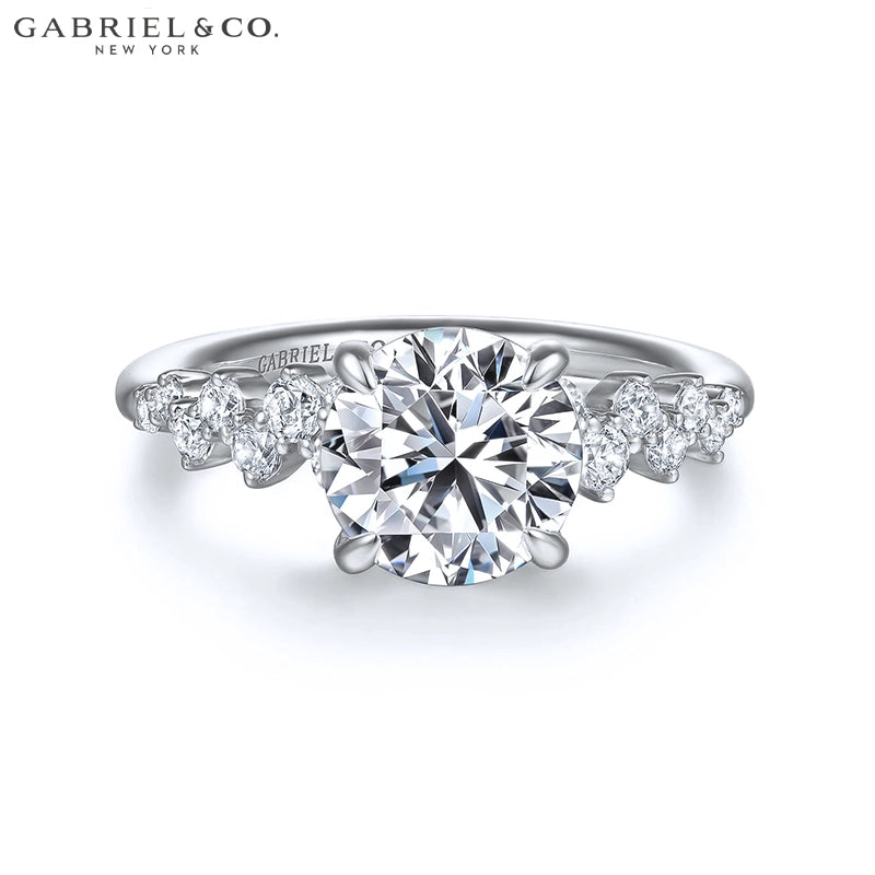 1.25ctr-2.00ctr Round Cut Natural Diamond Ring