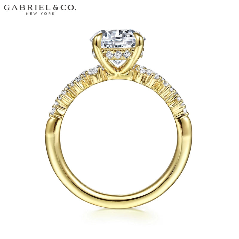 1.25ctr-2.00ctr Round Cut Natural Diamond Ring