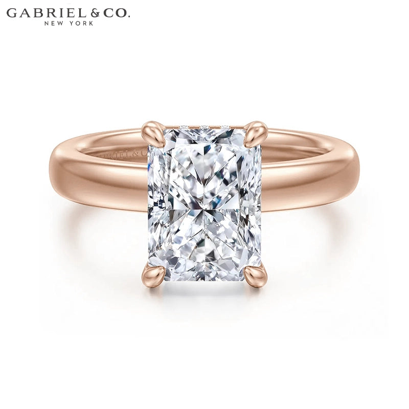 2.50ctr-5.00ctr Radiant Cut Lab Grown Diamond Ring