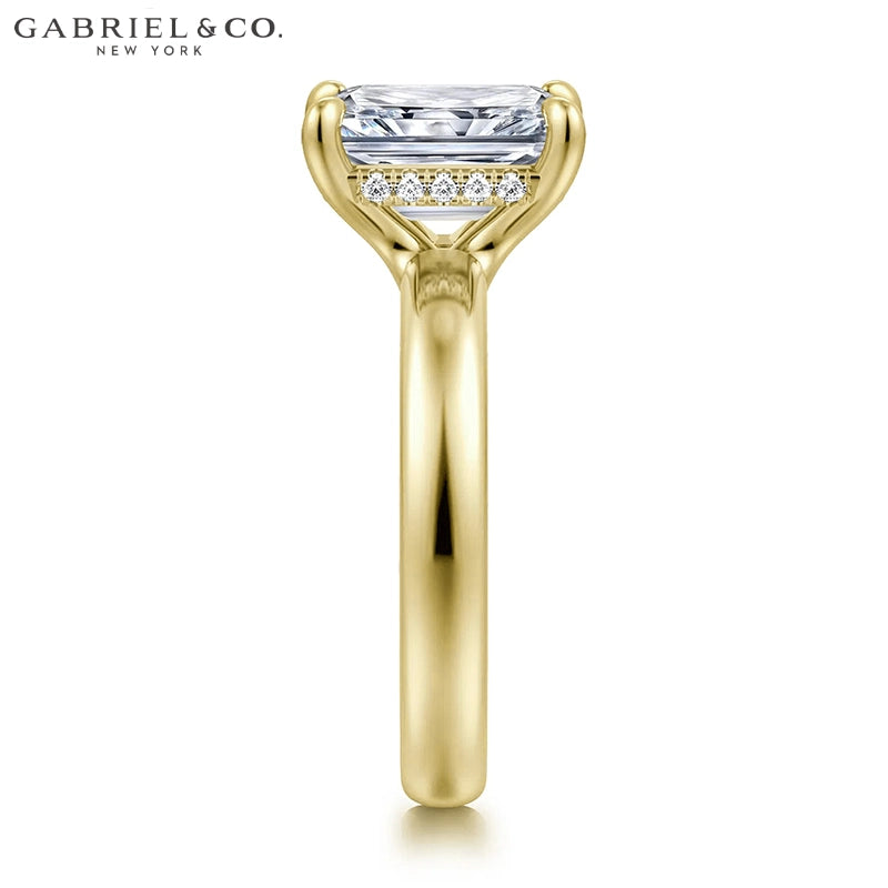 2.50ctr-5.00ctr Radiant Cut Lab Grown Diamond Ring