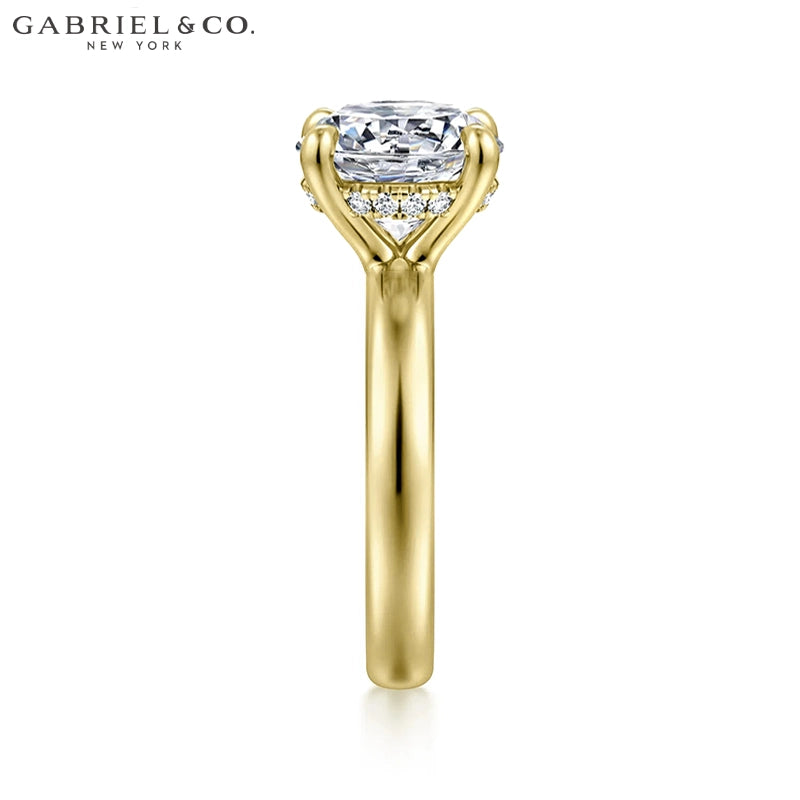4.18ctw Round Cut Lab Grown Diamond Ring