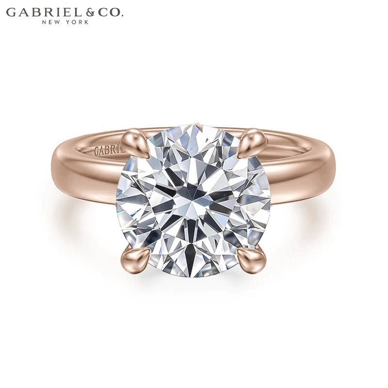 2.50ctr-5.00ctr Round Cut Lab Grown Diamond Ring