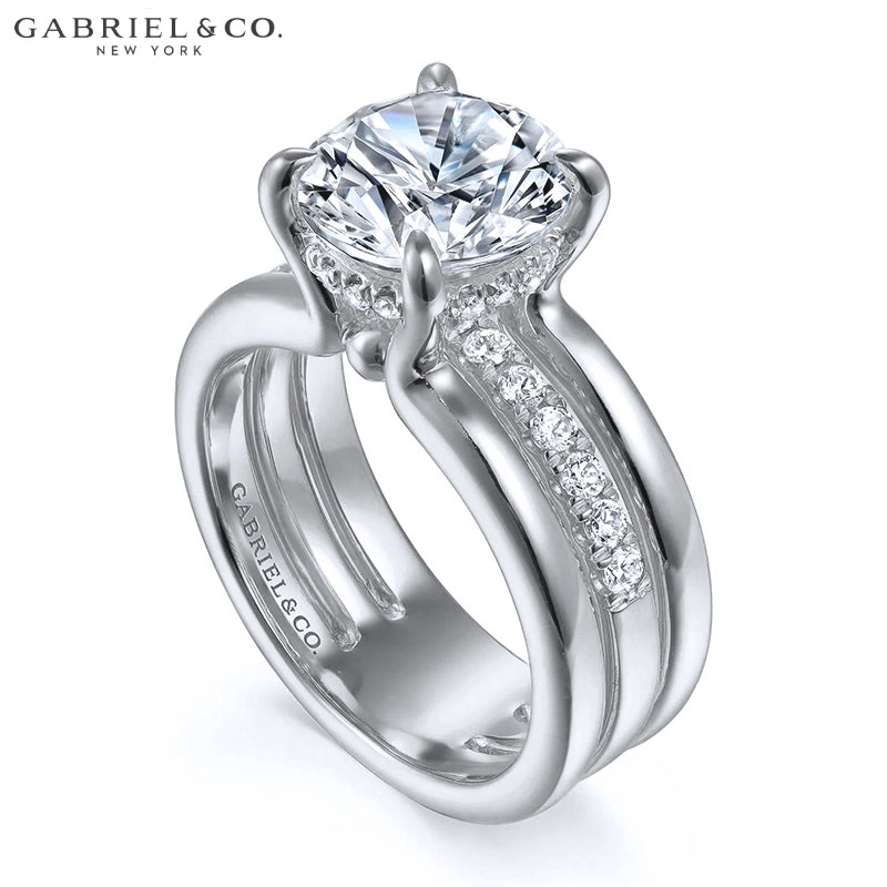 2.00ctr-4.00ctr Round Cut Lab Grown Diamond Ring Tailor Made