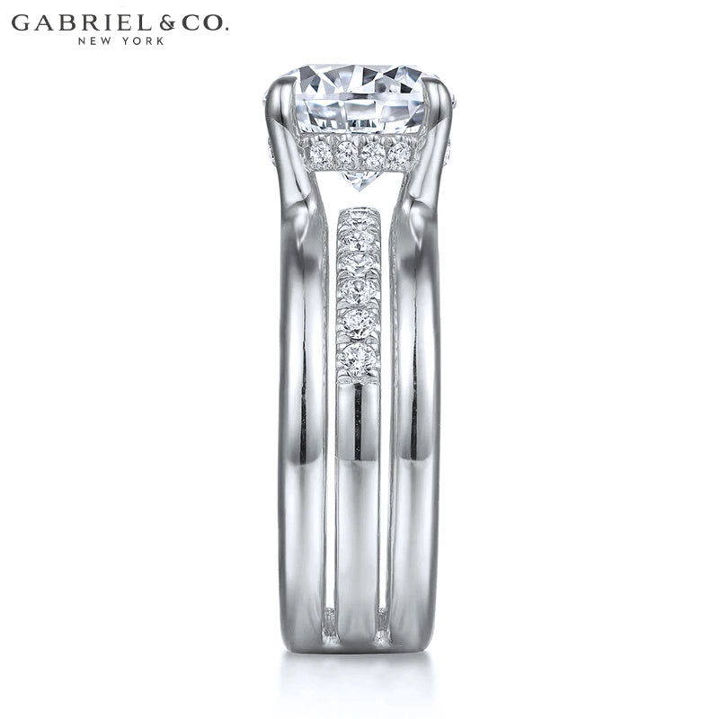 1.50ctr-3.00ctr Round Cut Natural Diamond Ring