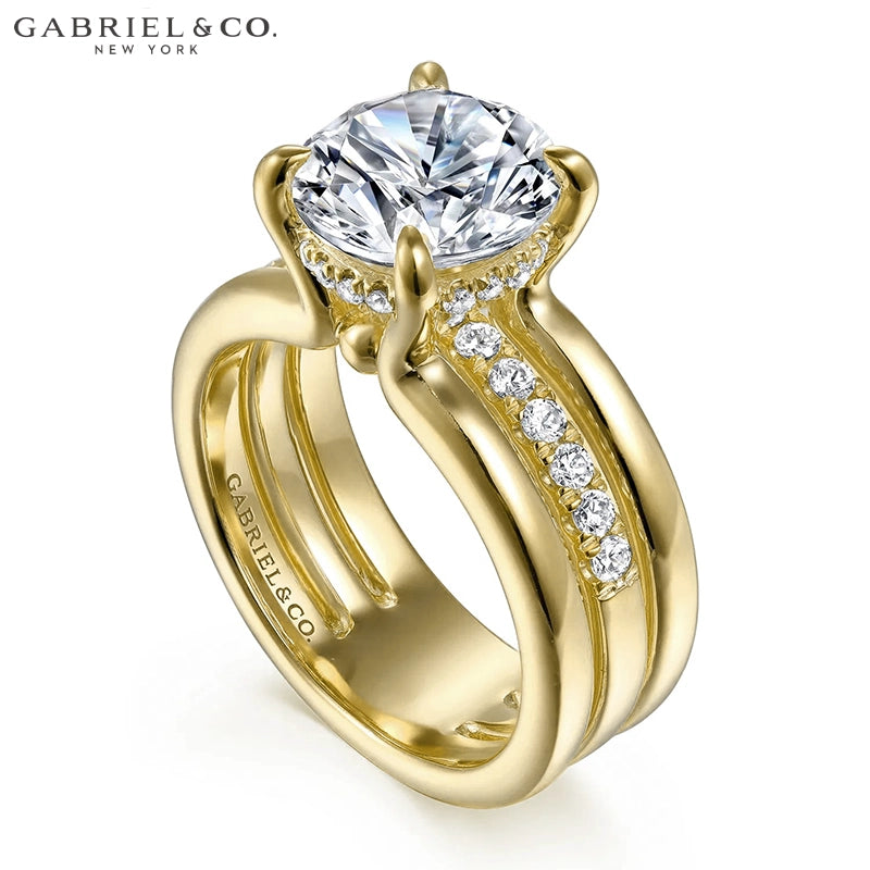 2.00ctr-4.00ctr Round Cut Lab Grown Diamond Ring Tailor Made