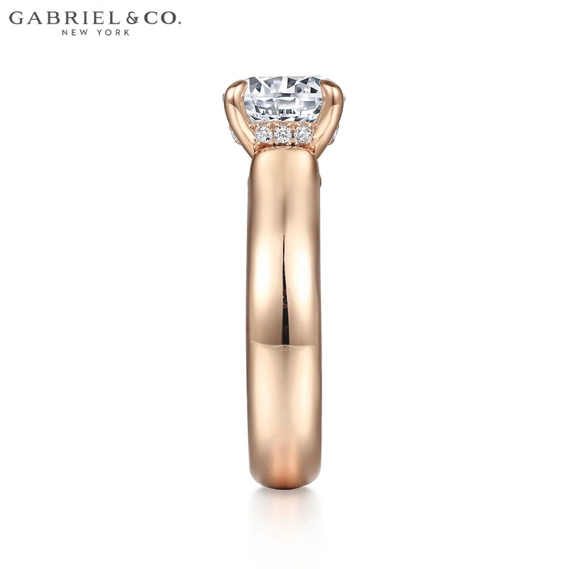 2.00ctr-4.00ctr Round Cut Lab Grown Diamond Ring