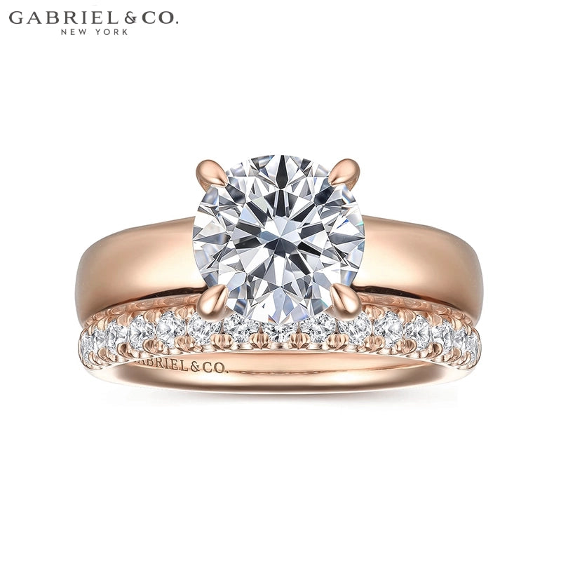 2.00ctr-4.00ctr Round Cut Lab Grown Diamond Ring