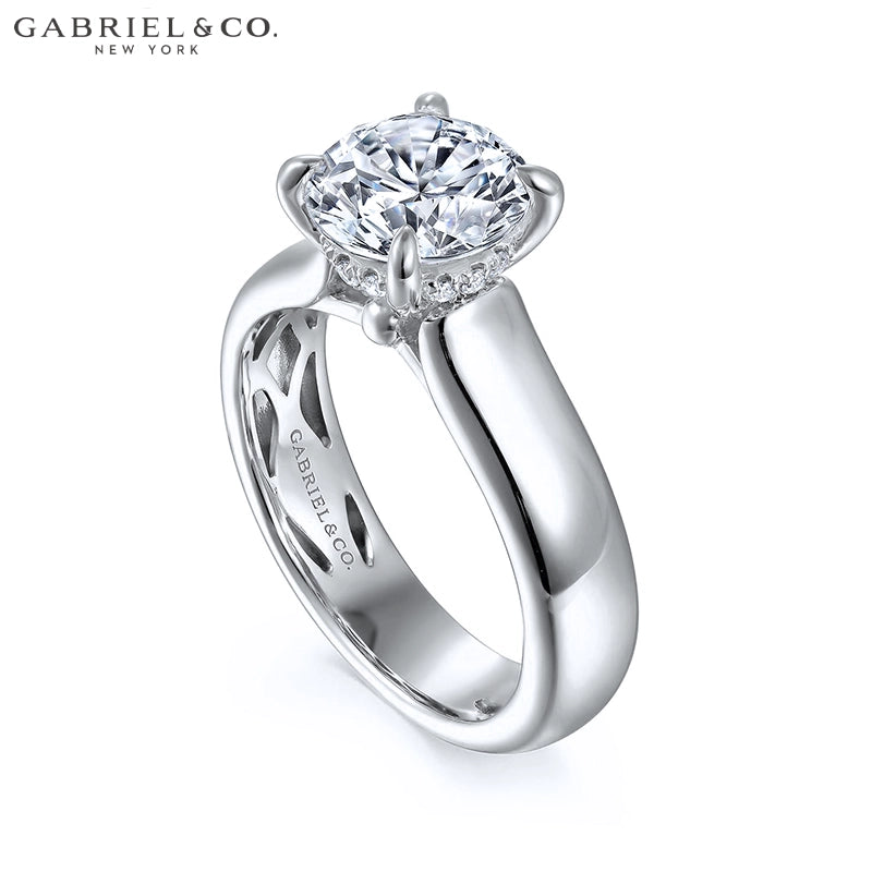 2.00ctr-4.00ctr Round Cut Lab Grown Diamond Ring