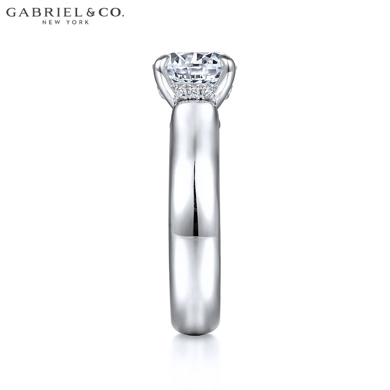 2.00ctr-4.00ctr Round Cut Lab Grown Diamond Ring