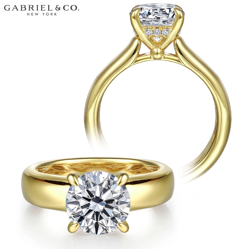 2.00ctr-4.00ctr Round Cut Lab Grown Diamond Ring Tailor Made
